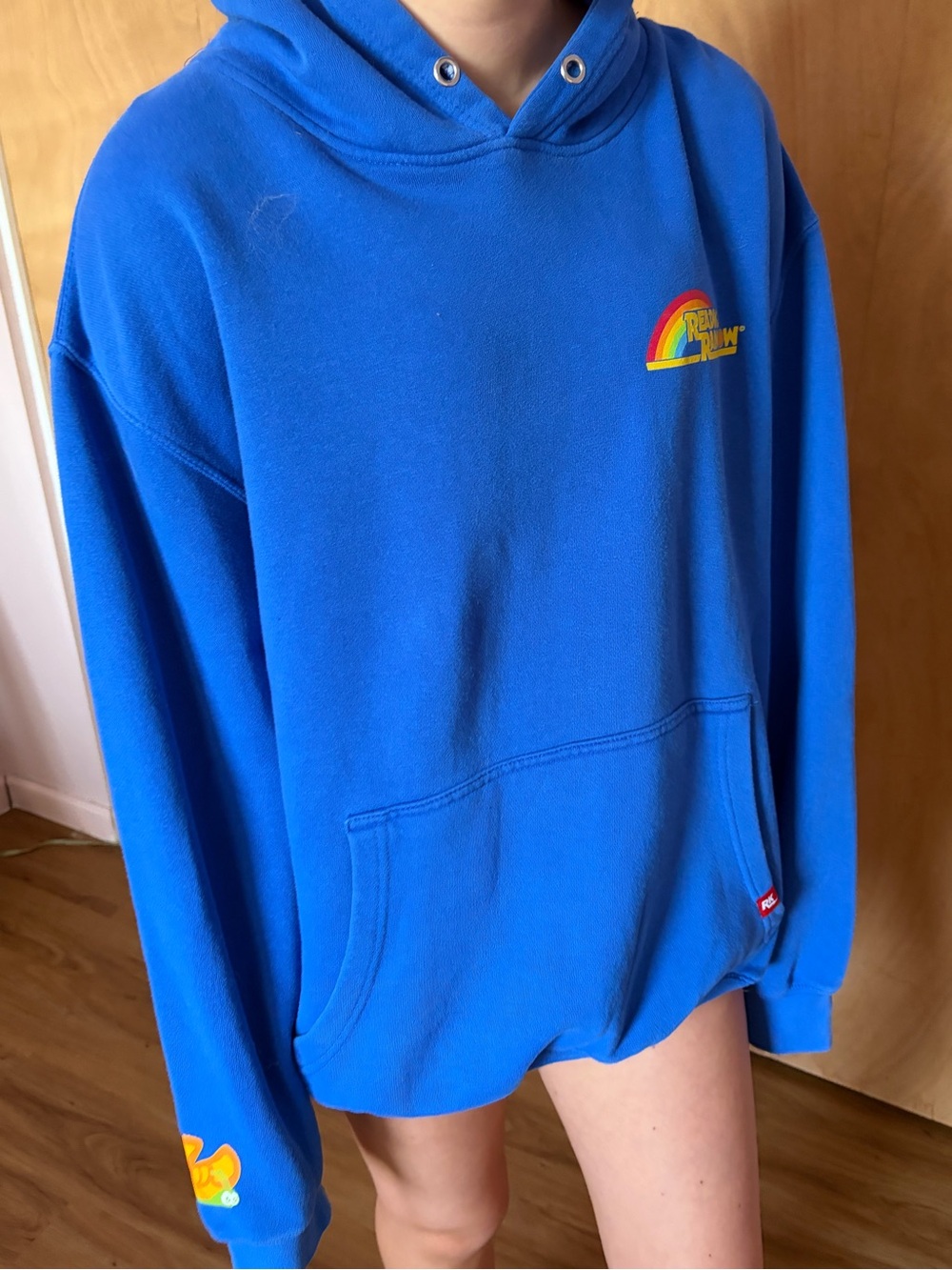 Blue Men/Women’s Hoodie Rainbow Reading Limited Edition Sweatshirt